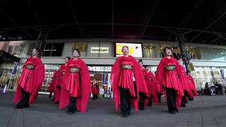 大分舞華軍団＆おかみさん倶楽部 第10回豊の国YOSAKOI祭り 大分駅前広場会場