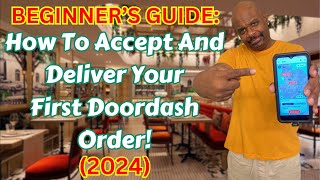 DOORDASH DRIVER Accept and Deliver (STEP-BY-STEP App Walkthrough)