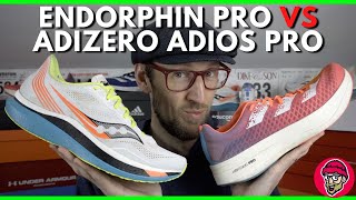 Adidas Adizero Adios Pro vs Saucony Endorphin Pro | High stack racing shoes compared | eddbud