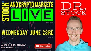 Stock Market Live - BITCOIN ETF NEWS - Stock & Crypto Market Updates - Wednesday, June 23rd