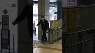 【字幕】海老名駅の、相鉄線　中央改札口を向いて撮影 #相鉄線で待ち合わせ