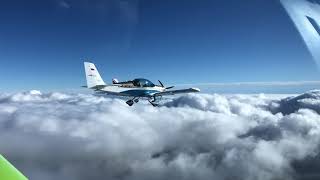 VIPER SD4 FLYING OVER CLOUDS