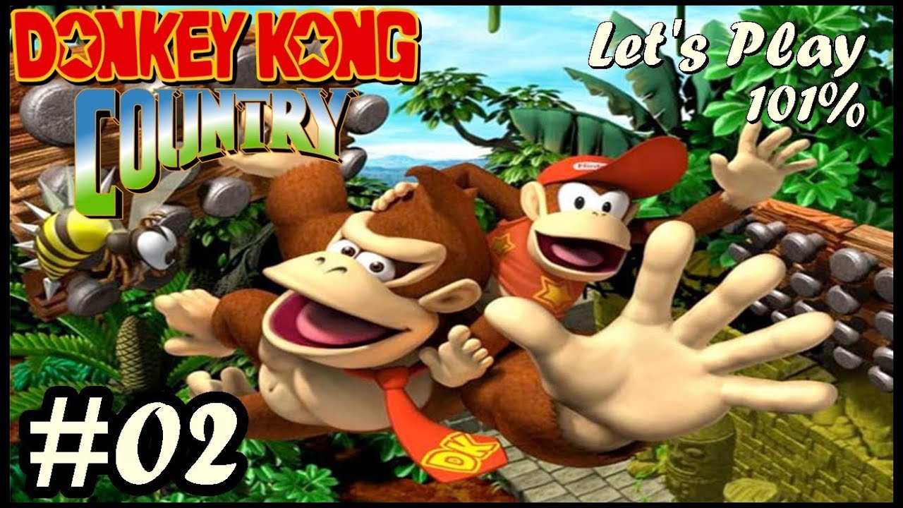 Donkey Kong Country (101%) - Parte 2 "Acabando Mais Um Mundo" - YouTube