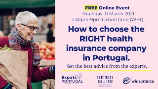 Choose the right Portuguese health insurance | An Expats Portugal 'Portugal Calling' webinar