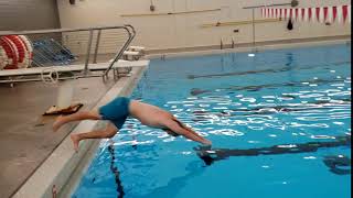 Lamar Aquatics Headfirst Entry from the Kneeling Position