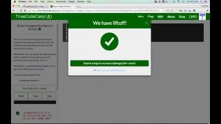 Free Code Camp: Return Largest Numbers in Arrays (Two Solutions)