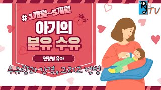 [1개월~5개월] 아기의 분유 수유하는 방법 | 수유량과 간격 | 젖병 구멍의 크기 | 트림 시키는 방법