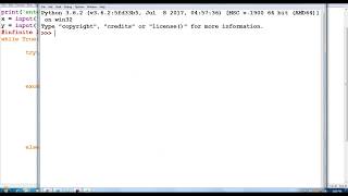 Python tutorial in Hindi 53 : How to use infinite loop while using try , except