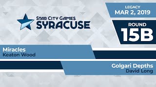 SCGNY: Round 15b - Keaton Wood vs David Long | Legacy