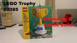 LEGO Trophy 40385 | Unboxing & Speed Build