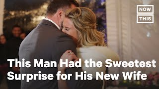 Watch This Man Surprise His Wife on Their Wedding Day | NowThis