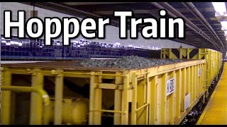 ⁴ᴷ NYC Subway Hopper Train passing Jay St - MetroTech