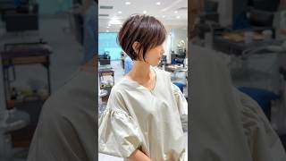 #ショートヘア #前髪カット #大人ショート #ショートスタイル #shorthair #shorthaircut #ショート