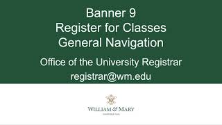 W&M Banner 9 Register General Navigation