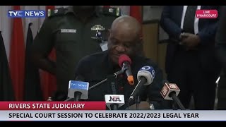 (VIDEO) What Wike Said At Special Court Session To Celebrate 2022/2023 Legal Year