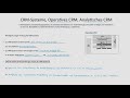 crm systeme operatives crm analytisches crm wirtschaftsinformatik