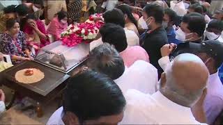 AP CM YS Jagan Pays His Deep Condolences to AP IT Minister Mekapati Goutham Reddy at Hyderabad