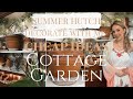 SUMMER COTTAGE HUTCH DECORATE WITH ME | “FREE” cottage farmhouse decorating ideas for summer