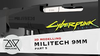 3D Modelling: Militech 9mm Vindicator from Cyberpunk 2077 - part 5