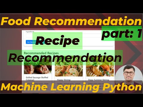 Building a Recipe Recommendation System Using Machine Learning Food Recommender Python Part 1