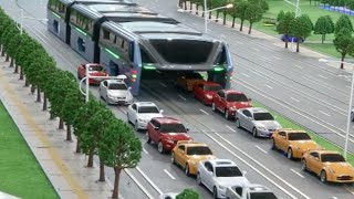 China's Transit Elevated Bus Debuts at Beijing Intel High Tech Expo