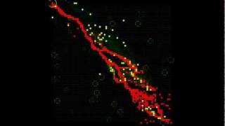 Slime Mold Simulation - Ants Foraging Patterns