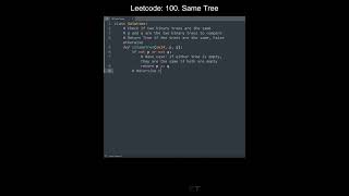 Leetcode 100. Same Tree in Python | Python Leetcode | Python Coding Tutorial | Python Coding ASMR