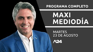 Adrián Grana + Graciela Ocaña + Mariano Cuneo Libarona #MMD Programa completo 23/08/2022