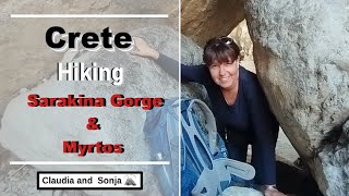 Hiking in Crete: Explore Sarakina Gorge \u0026 Myrtos Village - Small Climbing Tour - Nature Awaits!