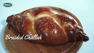 Baking Braided Challah with UNOX Bakerlux Shop.Pro