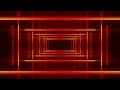 4k light orange gradient led neon lines in tunnel animation video