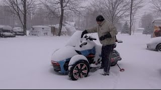 Can Am Spyder - More SNOW !!!  -  Spyder TV