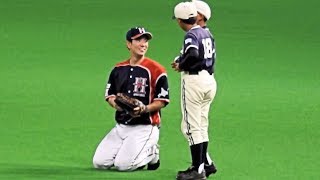 ＜2017.8.16ロッテ戦＞松本剛とキッズスターター