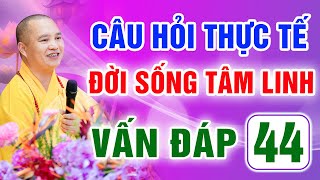 Vấn Đáp 44 - Thầy giải đáp câu hỏi thực tế đời sống tâm linh - Thầy Thích Đạo Thịnh