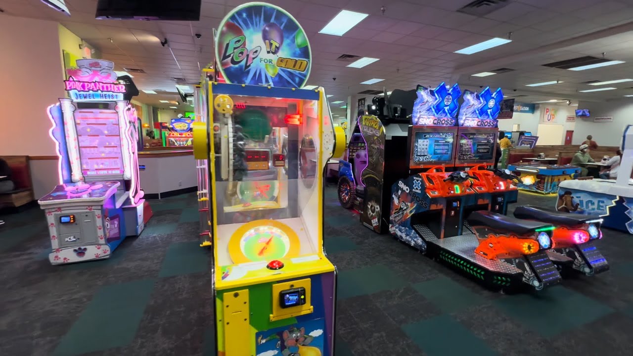 Chuck E Cheese Arcade Room