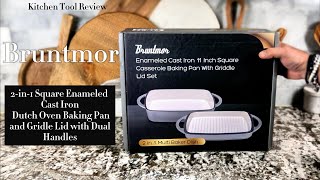 Versatile Kitchen Magic: Bruntmor's 2-in-1 Cast Iron Wonder!