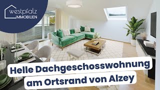 ALZEY | Lichtdurchflutete Dachgeschosswohnung am Ortsrand von Alzey | Westpfalz Immobilien