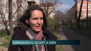 Koronavírus: Bezár a ZsÖK - Híradó - 2020.03.17.