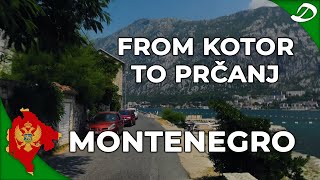 Drive From Kotor to Prčanj - Montenegro. / Vožnja od Kotora do Prčnja - Crna Gora.