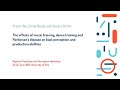 RPPW 2021: The effects of music training, dance training ... production abilities (Hsu et al.)