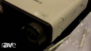 E4 AV Tour: Canon Showcases Its WUX450ST Short Throw Projector With HDBaseT