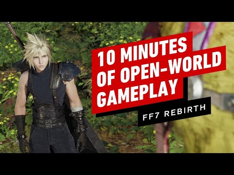Final Fantasy 7 Rebirth: 10 Minutes of Open-World Gameplay (No Commentary)