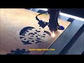 130w wood co2 laser cutting machine with ruida 6442 controller