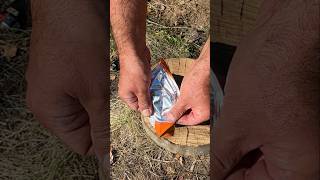 Survival Skills: Chip Firestarter and Bag Sealing in Extreme Conditions. #survival #lifehacks