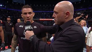 Dustin Poirier Octagon Interview | UFC 264 Trilogy fight Conor Mcgregor {Broken Leg}