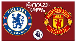 Chelsea FC vs Manchester United - Premier League - Fifa 23 Gameplay Highlights (No Commentary)