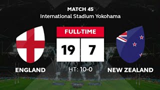 England vs New Zealand Rugby world cup 2019 Semi-finals ; UK in final ; New Zealand vs England