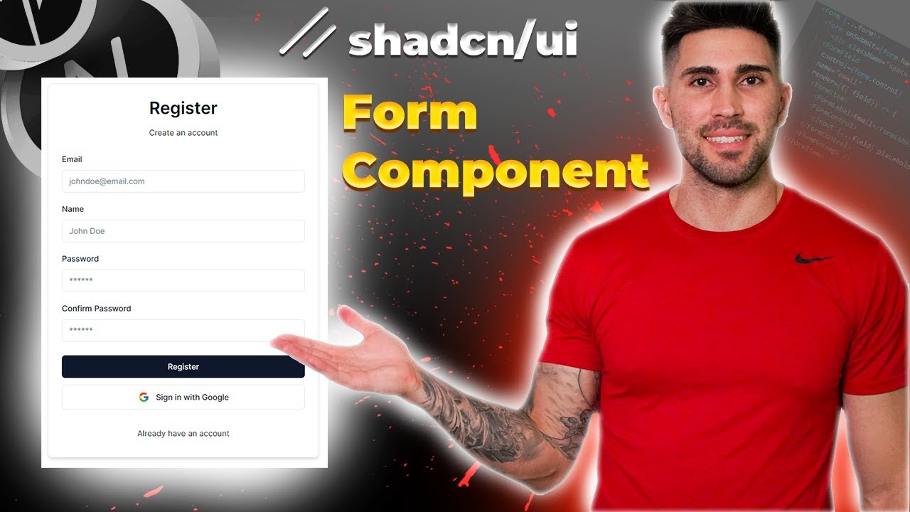 Build A Form With Validation Using Shadcn Ui Step By Step Youtube