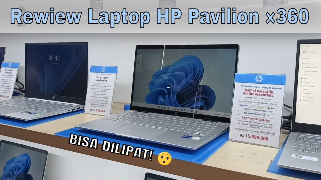 Review Laptop HP Pavilion X360 Intel Core I5 Gen12, 2-in-1 Laptop 14 ...