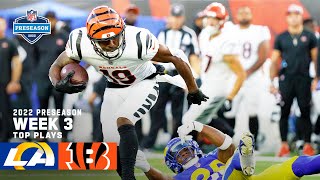 Cincinnati Bengals Top Plays vs. Los Angeles Rams | 2022 Preseason Week 3